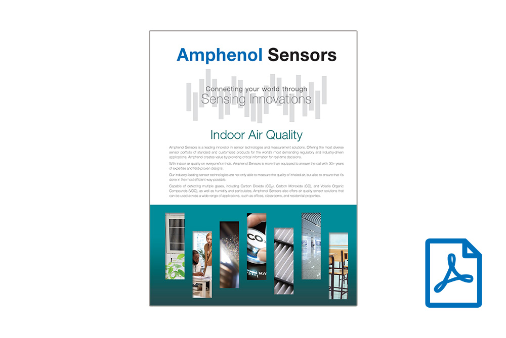 Amphenol Sensors's Guide to Indoor Air Quality Sensor Solutions for download by pdf